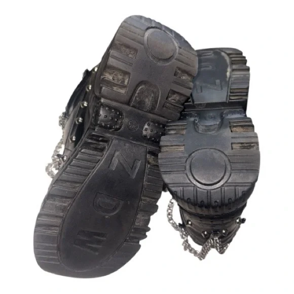 Black Studded Platform Shoes - Picture 5 of 5